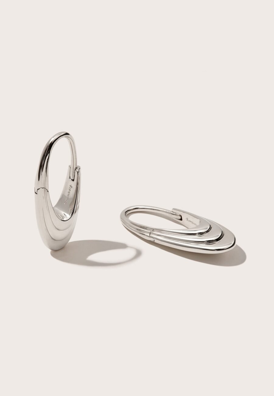 Large Roscida Ridged Hoops
