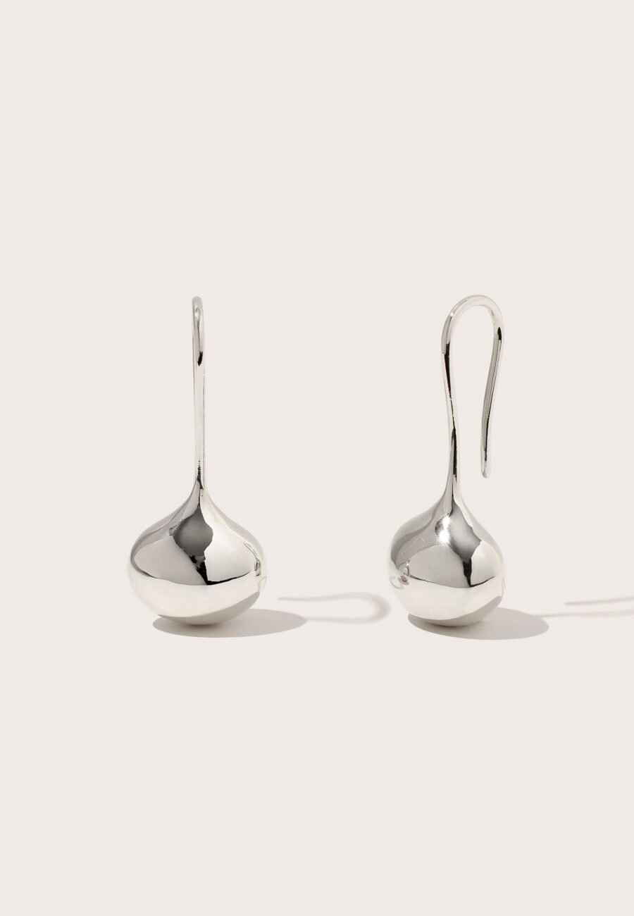 Pebble Curve Drop Earrings