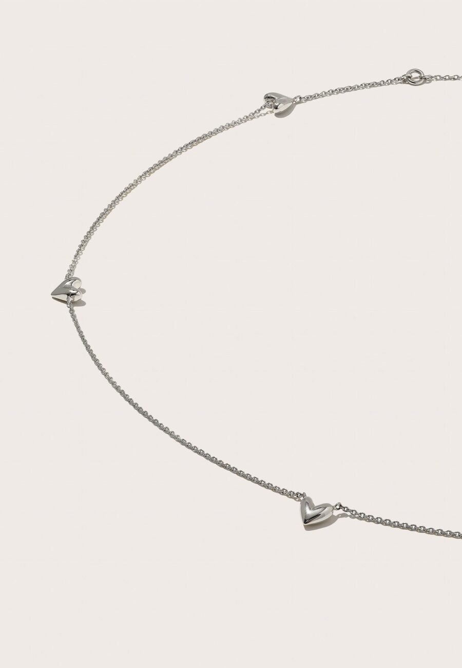 Roscida Heart Scatter Necklace